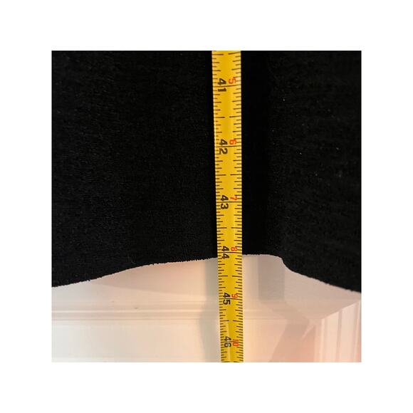 Long Elegant Legs Black Cardigan Plus 24T Tall Lightweight Layering Sweater - Picture 8 of 10